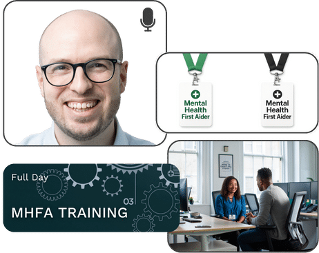 mental health first aider training graphics