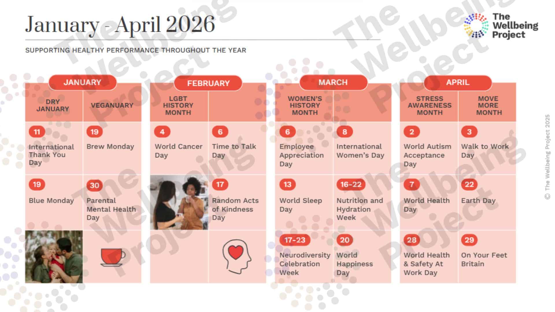 Wellbeing Calendar 2026: Download Now